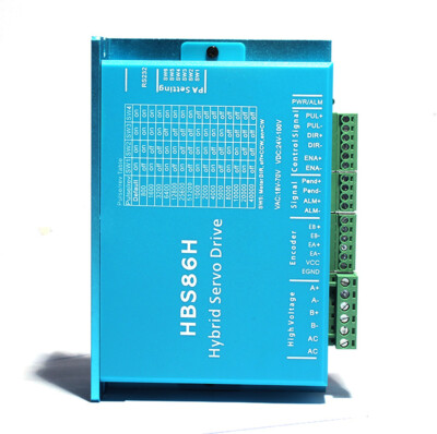 30-100VDC 8A DSP Stepper Driver CNC Leadshine HBS86H  NEMA34 Motor Hybrid Servo