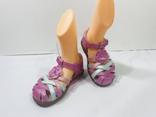 Stride Rite Girl's SRT Lily Sandal Pink Size 6 M Toddler Flower Hook And Loop