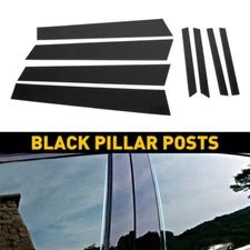 For 2012-2015 Honda Civic Black Pillar Post Door Trim Car Auto Accessories 6 PCS