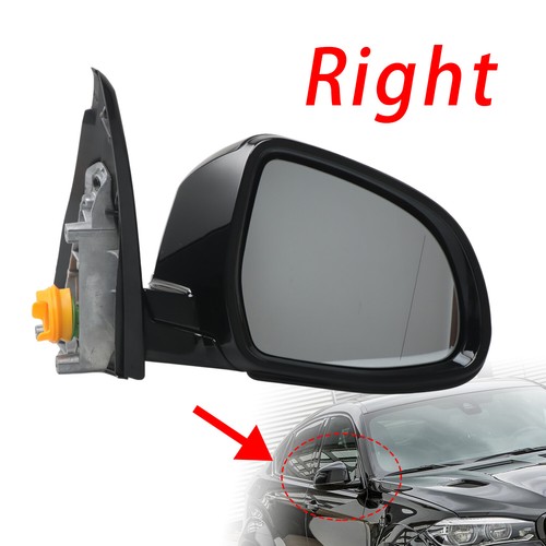 RH Right Black Door Mirror Unit Fits for BMW X6 2014 2015 2016 2017 2018 - Picture 4 of 9