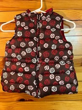 Gymboree Sweet Treats Puffer Vest Girls EUC Size M 7-8
