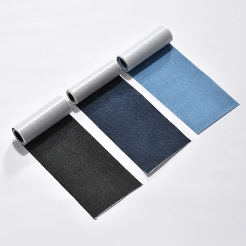 51CM Iron On Repair Mending Clothing Jeans Trousers Fabric Patches Cotton Denim@ - Picture 2 of 15