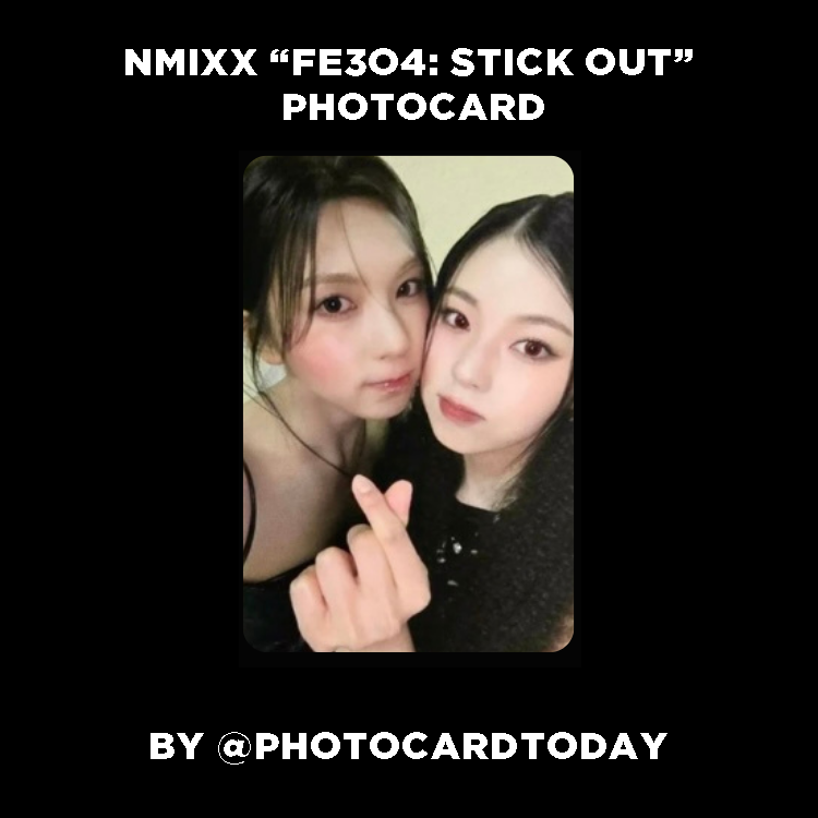 NMIXX FE3O4 STICK OUT OFFICIAL PHOTOCARD POB PHOTOBOOK LIMITED