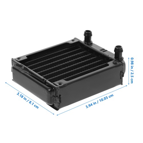 PC Radiator Aluminum Heat Exchanger Computer Water Cooling Sink Water-cooled - Afbeelding 12 van 12
