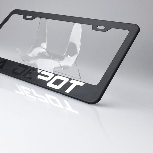 Laser Engraved Ford Mirror Matte Black License Plate Frame T304 Stainless Steel - Picture 6 of 11