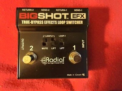 Radial Engineering BIGSHOT EFX True Bypass Foot Switch in Original Box - Image 1 of 4