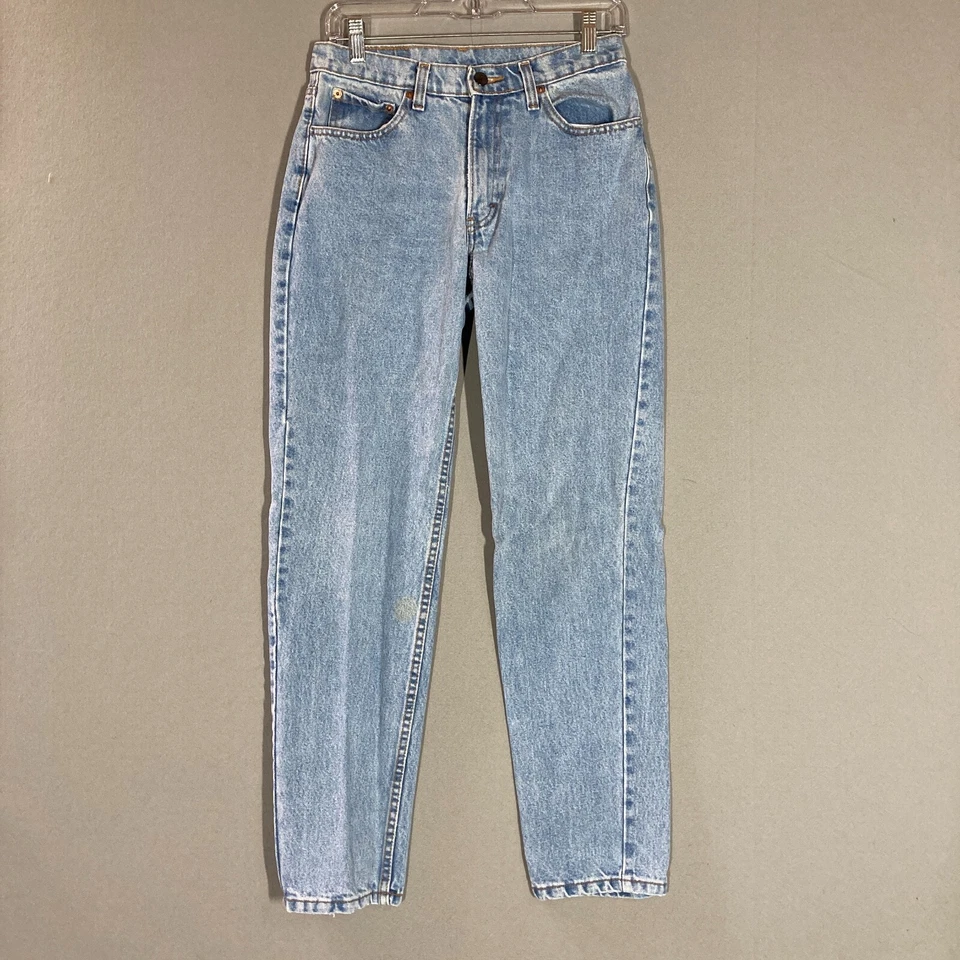 Pantalones de mezclilla vintage años 90 mamá cintura alta talla 9/10 calce relajado cónico 29x30 Jordache Foto 2 de 4