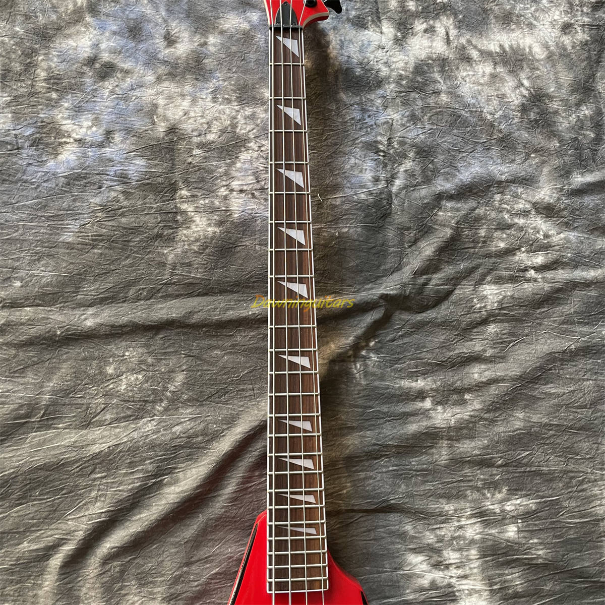 Customized 4 String Arrow V Shape Electric Bass Guitar Black Customized 4 String Arrow V Shape Electric Bass Guitar Black