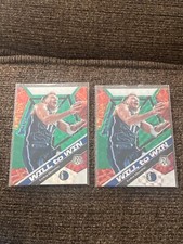 (2) Luka Doncic 2020 mosaic will to win green #13