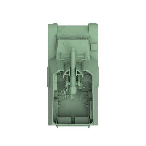 SSMODEL SS498 1/200/350/700 Militär Modellbausatz German Hummel Selbstfahrpistole - Bild 4 von 25