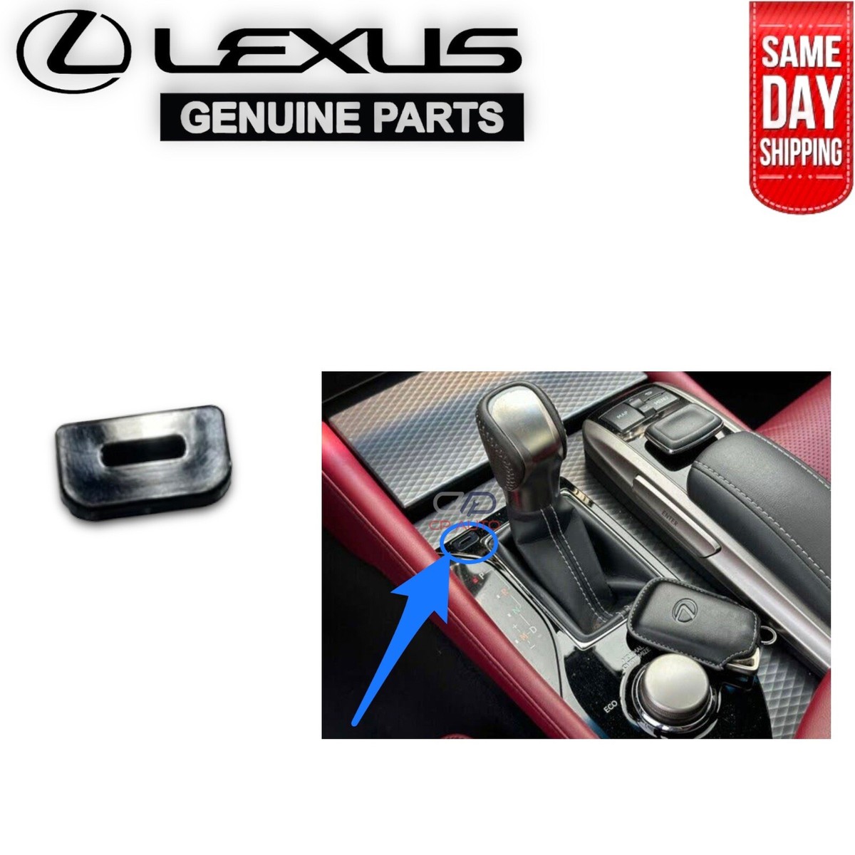 2013-2020 Lexus GS350 Shift Lock Release Button Shifter Cap Cover