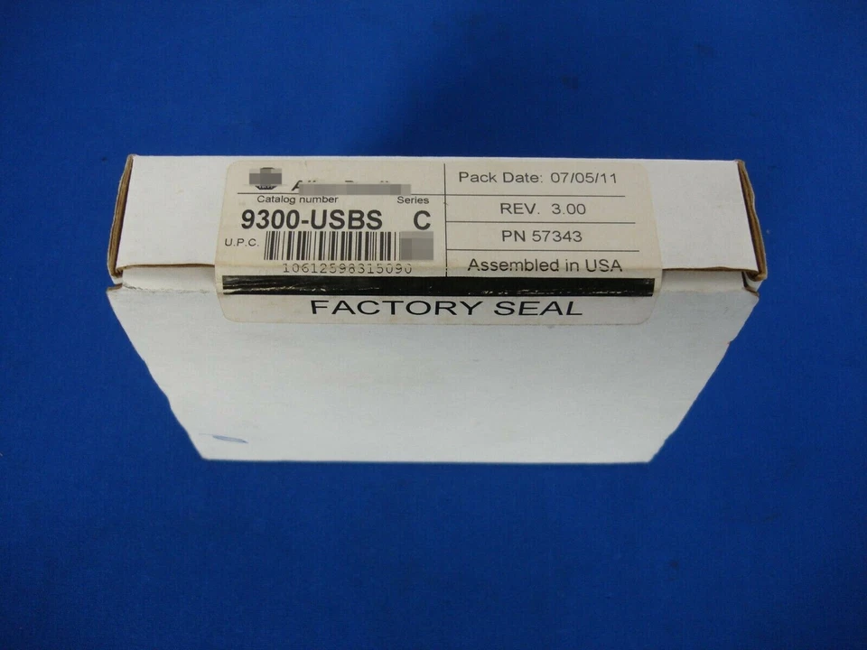 9300-USBS Series C Rev 3.00 57343 USB to Serial Adapter Expedited - Image 2 of 2