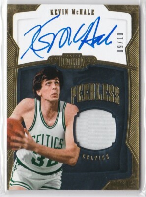 KEVIN MCHALE PEERLESS PATCH AUTO DOMINION NBA 2017-18 09/10 ON CARD AUTOGRAPH