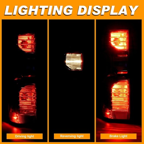 Fanale posteriore lato guida sinistro 19-24 Chevy Silverado 1500 2500HD 3500HD non LED Rea - Foto 6 di 24