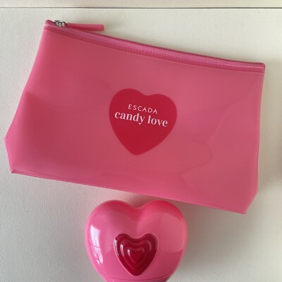 Escada Candy Love Full Size Perfume 3.3oz Clutch Bag Gift Set