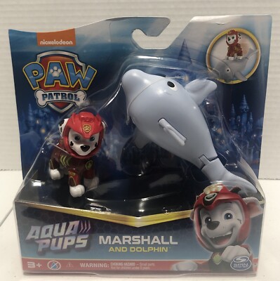 Nickelodeon Paw Patrol Aqua Pup MARSHALL AND DOLPHIN