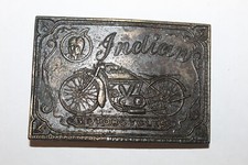 RARE Indian Motorcycle Chief Powerplus Belt Buckle Tiffany Studio