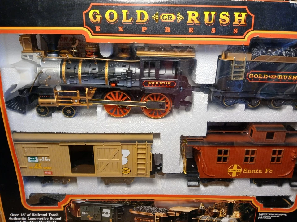 Gold Rush Express G-Scale Train Set By New Bright No. 186 2003 - Image 2 of 4
