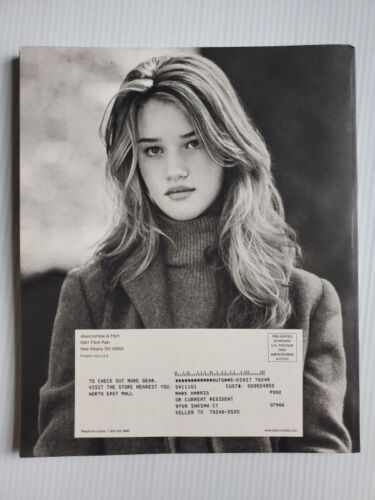 Christmas 2004 ABERCROMBIE & FITCH Catalog Bruce Weber ROSIE H-Whiteley RARE!! - Picture 6 of 6