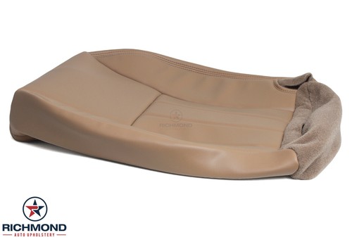 For 1997 1998 Jeep Cherokee Limited Sport -Driver Bottom Leather Seat Cover Tan - Picture 7 of 13
