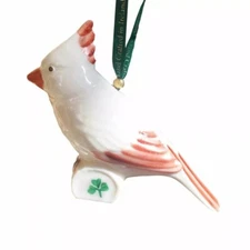 Belleek Cardinal Ornament - Christmas Tree Hanging Ornament - Christmas Tree ...