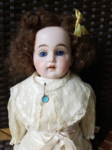 22-034-Cuno-amp-Otto-Dressel-Antique-German-Bisque-head-Doll-all-original