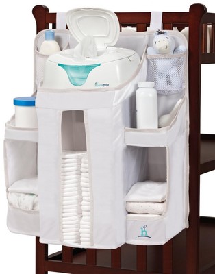 changing table wall organizer