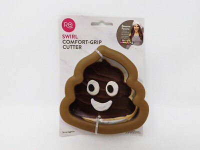 Ro Swirl Comfort-Grip Emoji Poop Cookie Cutter 