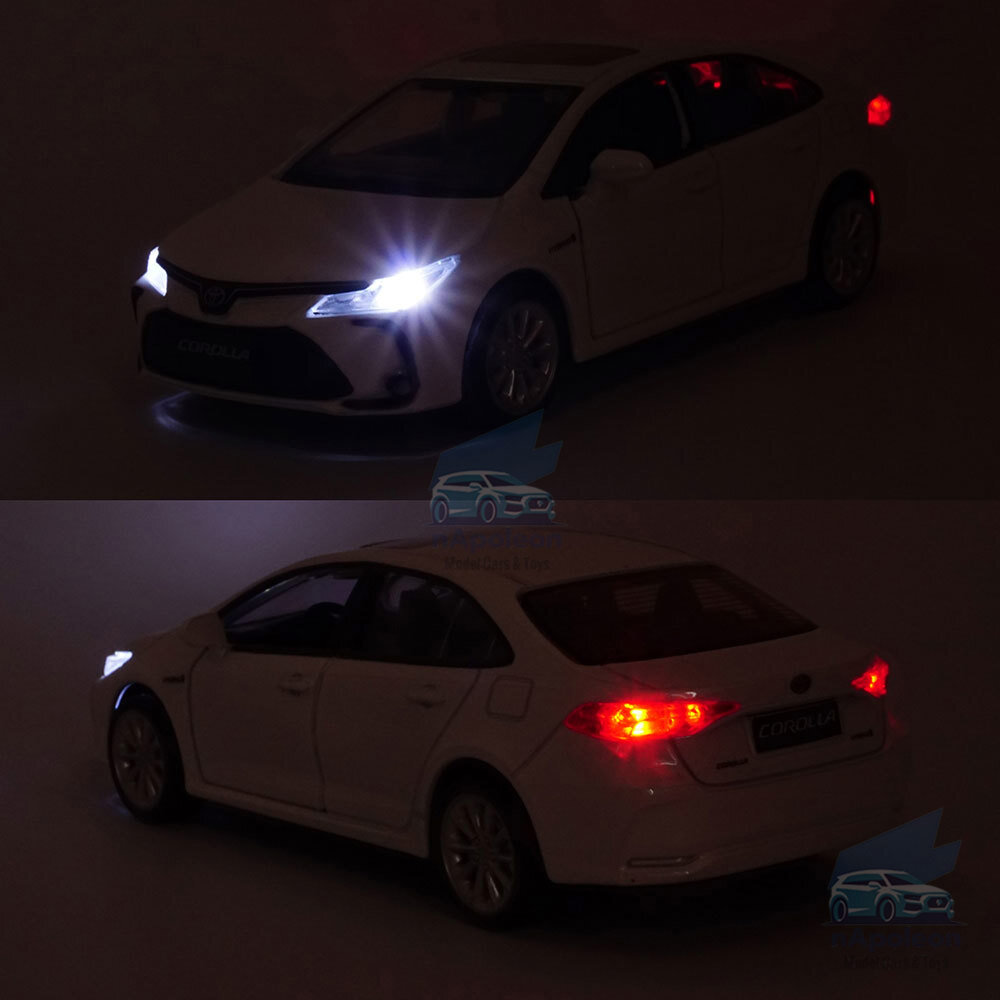 1/33 Toyota Corolla Hybrid Model Car Diecast Toy Vehicle
