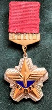 Original Rare Soviet Russia Medal Badge Award Comsomol BAM