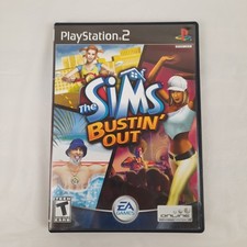 Sims Bustin' Out PS2 Sony PlayStation 2, 2003 CIB Complete w/Manual