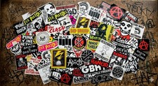 10 Random Punk Rock Stickers Decals Phone Laptop