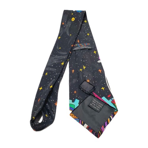 Corbata Looney Tunes Multicolor Tema Marciano Hombre 56x3.75" - Imagen 5 de 6