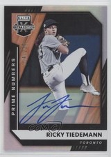 2021 Elite Extra Edition Prime Numbers A Signatures Ricky Tiedemann Auto h8y