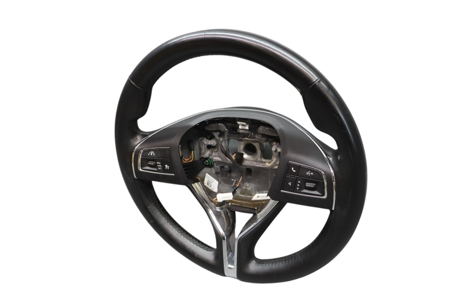 14-16 Maserati Ghibli Quattroporte M157 Steering Wheel Leather Black Oem