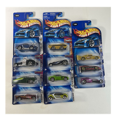 Hot Wheels 2003/2004 First Editions & Spectraflame II Lot: Mustang, Merc, Bedlam