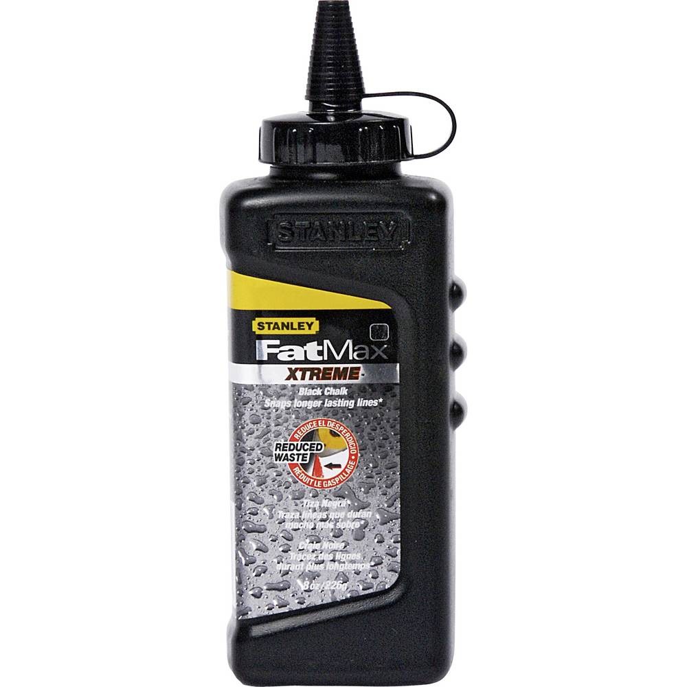 Poudre de craie noire 226g STANLEY FatMax PRO 9-47-822 marquage cordeau