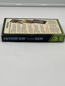 Vintage Colecovision Squish&rsquo;em Featuring Sam Game Cartridge Box Manual