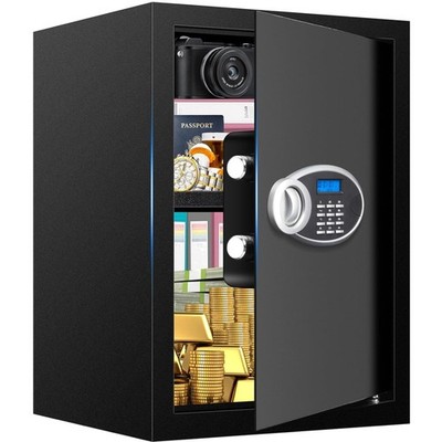 3.3 Cubic Feet Home Safe Fireproof Waterproof, Digital Home Security Safe Box...