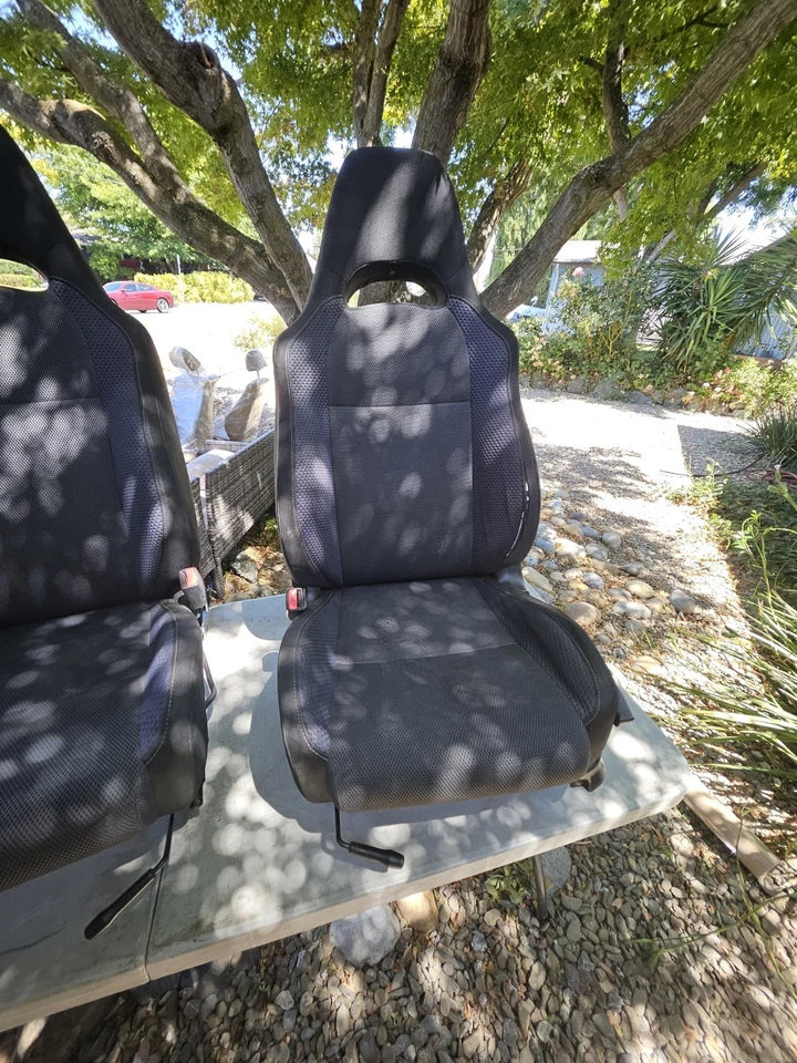 Juego de canastilla de asiento delantero negro Subaru Impreza WRX 2004 2005 04-05 Foto 3 de 4