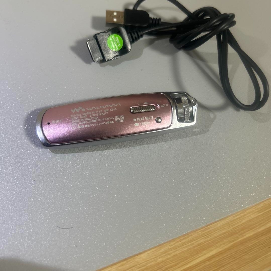 SONY WALKMAN NW-S603 ピンク 付属品完備 SONY WALKMAN NW-S603 ピンク 付属品完備 SONY WALKMAN NW-S603