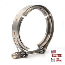 3.5 Inch Exhaust V Band Clamp 3-12 Stainless Steel V-clamp For 3.5 Od 3.5 Inch Exhaust V Band Clamp 3-12 Stainless Steel V-clamp For 3.5 Od