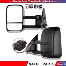 Power Heated Door Towing Mirrors Side Pair For 1999-2002 Chevy Gmc Sierra Truck Power Heated Door Towing Mirrors Side Pair For 1999-2002 Chevy Gmc Sierra Truck