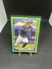 2024 Bowman #38 Francisco Lindor Neon Green #/399 New York Mets