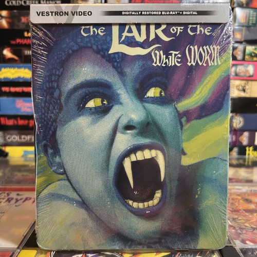 Versteck des weißen Wurms 1988 Neu Steelbook Blu-Ray Hugh Grant Supernatural Horror