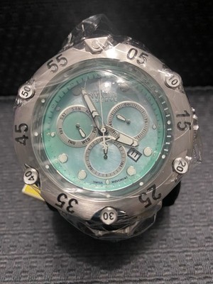 Invicta Reserve 54mm Venom Cobra Swiss Quartz,Turquoise Dial Watch Model #47155