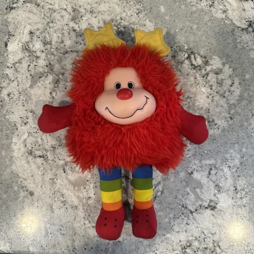 1983 Vintage Mattel Rainbow Brite Red Romeo Boy Sprite 12” Plush Toy