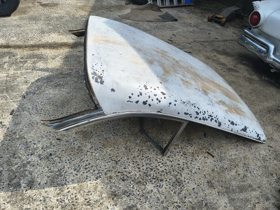 Ford Fairlane 1957 2 puertas poste techo panel conjunto Foto 2 de 3