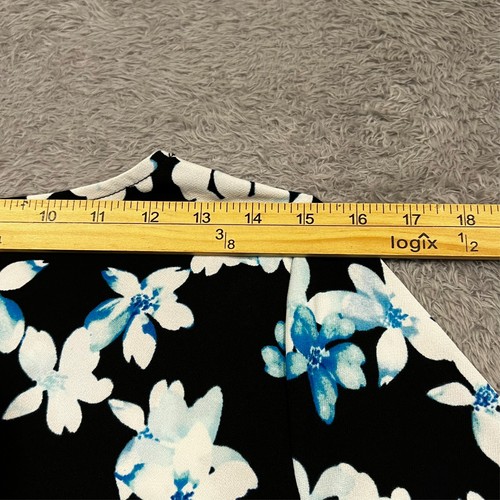 Camicetta Calvin Klein collo allacciato donna taglia M floreale manica 3/4 casual business - Foto 12 di 14