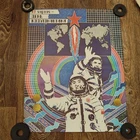 SPACE COSMONAUTS Oriy Vintage Soviet Poster 1989 Feklyaev